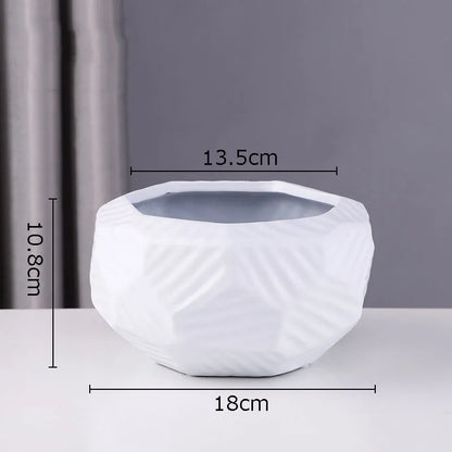 DecorBites™ Ceramic Vase Modern Decor Ornaments Pot Plants Flower Arrangement Ornamental Decor vase