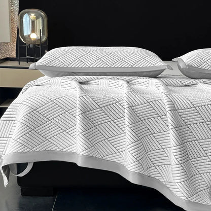 DecorBites™ Cooling Ice Bean Mesh Embroidered Maternal Child Grade Soft Mattress