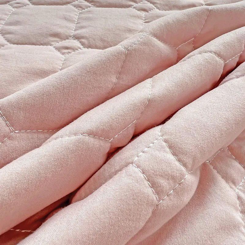 ™ Korean Princess Bedding Set: Flowers, Lace, Ruffles, Embroidery, Quilted, Duvet Cover, Bedspread