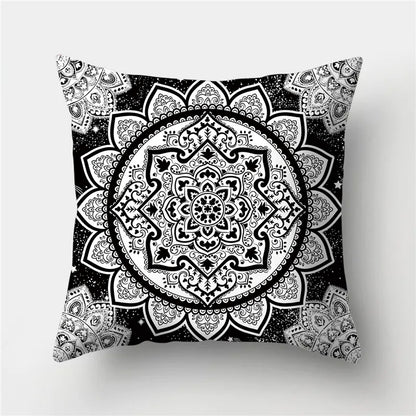 DecorBites™ Geometric Stripes Pillowcase 45x45cm Polyester Cushion Cover for Living Room