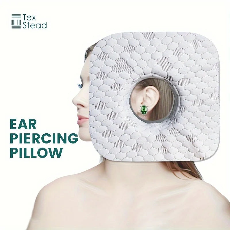 DecorBites™ Comfort Ear Guard Pillow for Side Sleepers with Ear Hole, CNH Relief and Inflammation