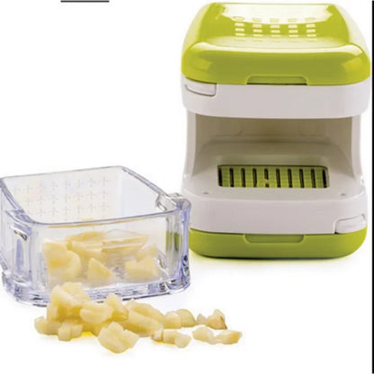 DecorBites™ 2-in-1 Garlic Press Cutter Kitchen Tool