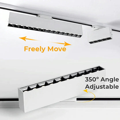 DecorBites™ LED Track Light 10/20W COB Adjustable Grille Spot Lamp Linear Fill Rail Lighting