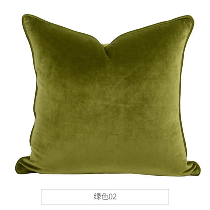 DecorBites™ Luxe Italy Velvet Pillowslip, High-Grade Cushion Case for Living Room Sofa