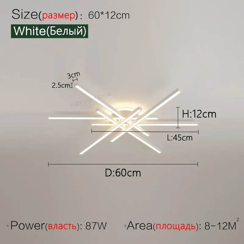 2023 DecorBites™ Nordic LED Ceiling Chandelier for Living, Dining, and Bedroom