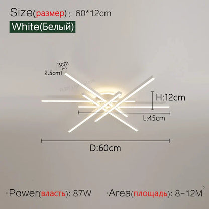 2023 DecorBites™ Nordic LED Ceiling Chandelier for Living, Dining, and Bedroom