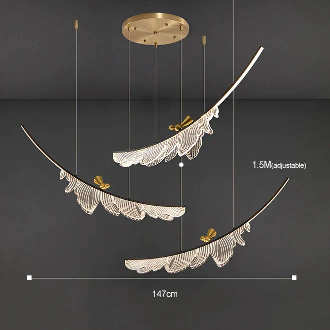 DecorBites™ Italian Copper Chandelier: Modern, Luxury, Light Guide Design for Restaurant and Bar