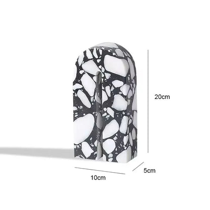 DecorBites™ Archway Terrazzo Sculpture for Home Decor