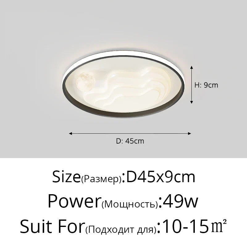 ™ LED Chandelier: Modern Lighting Fixture for Home Decor, White Lustre Lights