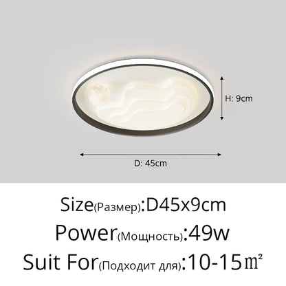 ™ LED Chandelier: Modern Lighting Fixture for Home Decor, White Lustre Lights