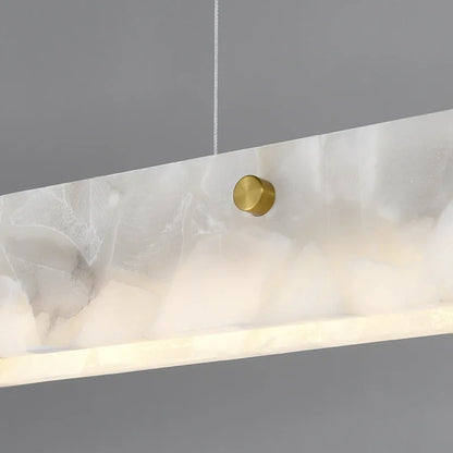 DecorBites™ Black Marble Pendant Chandelier - Modern Long Design for Home Decor