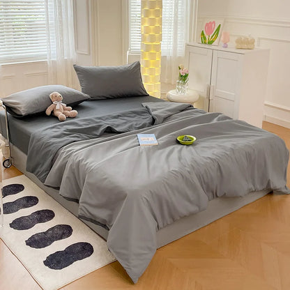 DecorBites™ Cotton Quilted Duvet Cover Soft Comforter Skin-Friendly Bedclothes