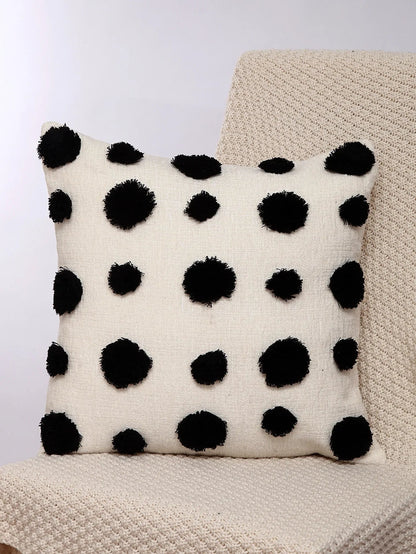 DecorBites™ Geometric Chenille Embroidered Pillow Covers Boho Moroccan Style Decor
