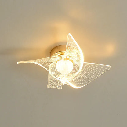™ Gold Acrylic LED Ceiling Light - Modern Nordic Style Lighting for Home Decor