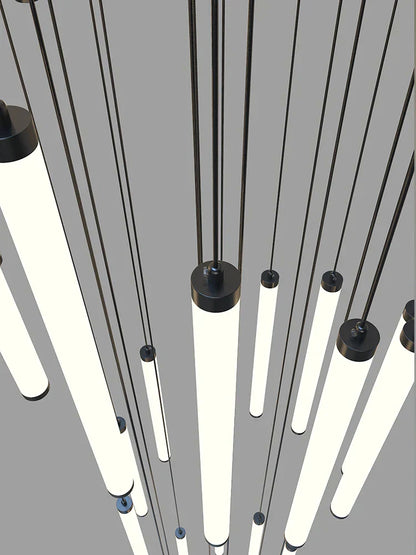 DecorBites™ LED Staircase Chandelier for Home Hotel Hall Lighting