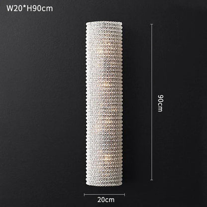 DecorBites™ Crystal Loft Chandelier: Modern Luxury Circle Pendant Lamp for Living Room Lighting