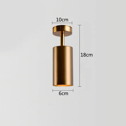 DecorBites™ Gold Long Arm Ceiling Pendant with Rotating LED Spotlights