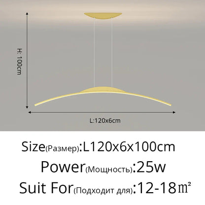 DecorBites™ LED Pendant Lamp - Minimalist Hanging Light for Dining Room & Home Decor