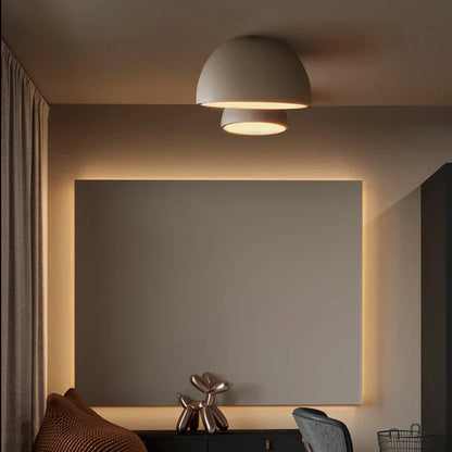 DecorBites™ Cream Wind LED Ceiling Chandelier for Minimalist Living Spaces