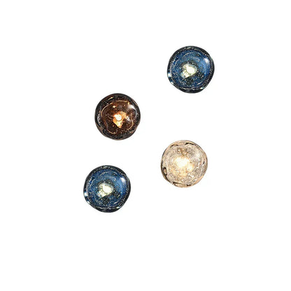 DecorBites™ Crystal Glass Wall Sconce Lamps for Stylish Living Room and Bedroom Lighting