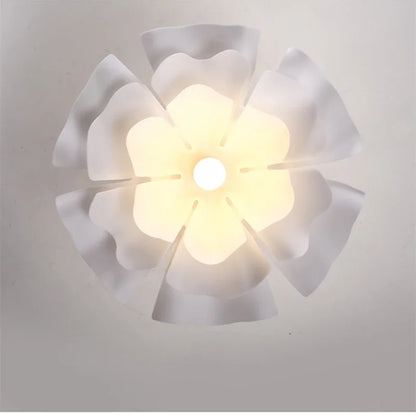 DecorBites™ Acrylic Flower Pendant Chandelier: Nordic Design LED Hanging Fixture for Elegant Decor