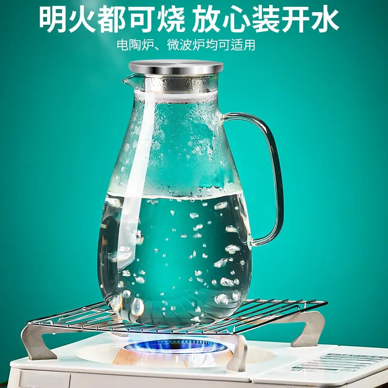 ™ Large Capacity Water Jar Set with Handle, Heat-Resistant and Explosion-Proof