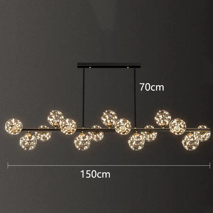 DecorBites™ LED Pendant Light Chandeliers for Modern Home Decor and Indoor Lighting