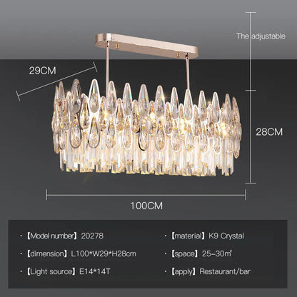 DecorBites™ Crystal Chandelier Duplex Spiral Staircase Post-modern Luxury Light