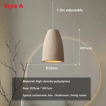 DecorBites™ Cement LED Chandelier Light for Home Decor and Bar Designer Bedroom