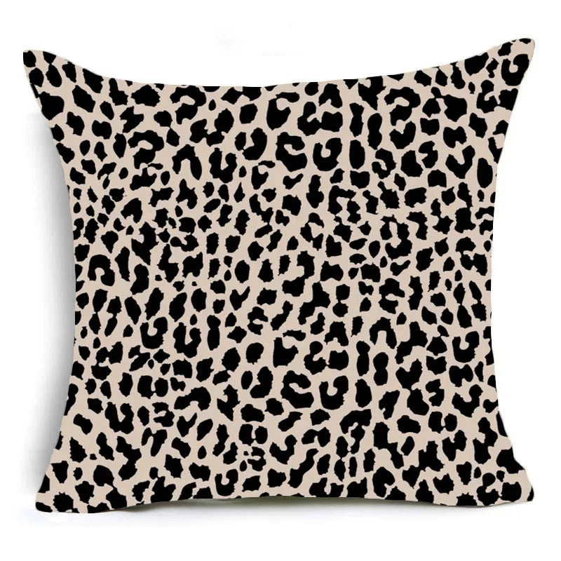 DecorBites™ Animal Print Pillowcase Cushion Cover Home Decoration for Sofa