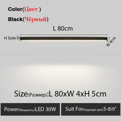 DecorBites™ LED Linear Ceiling Lamp for Living Room, Dining Room, Bedroom - Minimalist Design