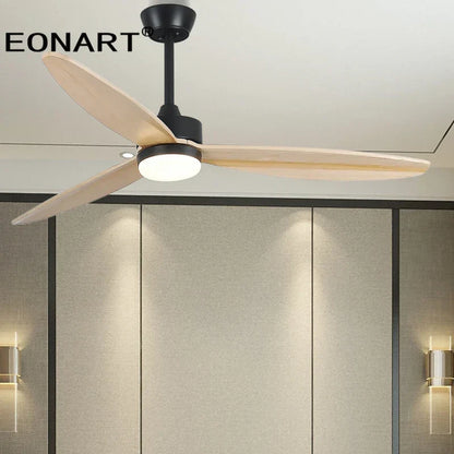DecorBites™ 60" Modern DC Ceiling Fan with LED Light and Remote Control