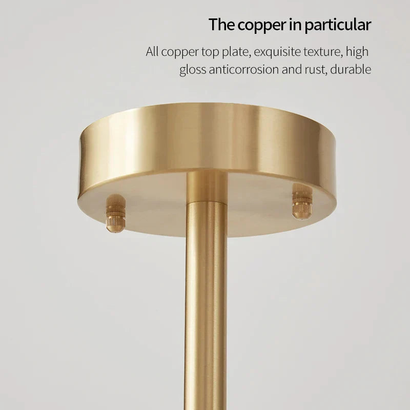 DecorBites™ Crystal Chandelier: Modern Brass Luxury for Living Room & Bedroom