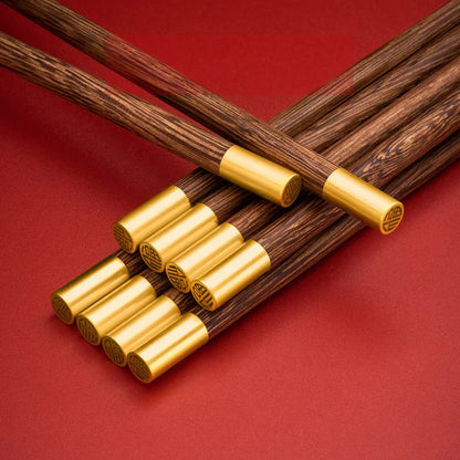 DecorBites™ Chicken-wing Wood Chopsticks Set • High Grade Reusable Tableware