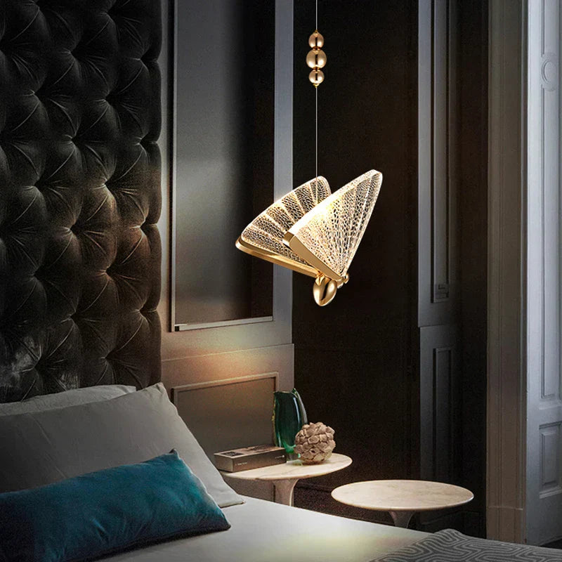 DecorBites™ Butterfly LED Pendant Lights: Stylish Interior Chandelier for Bedroom and Dining Room