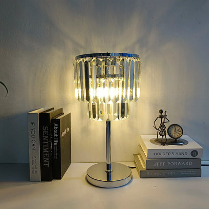 DecorBites™ Crystal Table Lamps: Modern Warm Living Room Study Desk Decor Fixtures