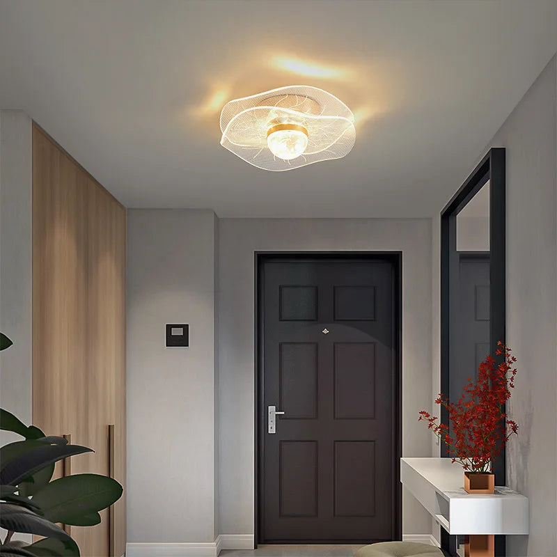 ™ Gold Acrylic LED Ceiling Light - Modern Nordic Style Lighting for Home Decor