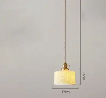 DecorBites™ Blue Glass Pendant Lights for Bedroom Dinning Living Room