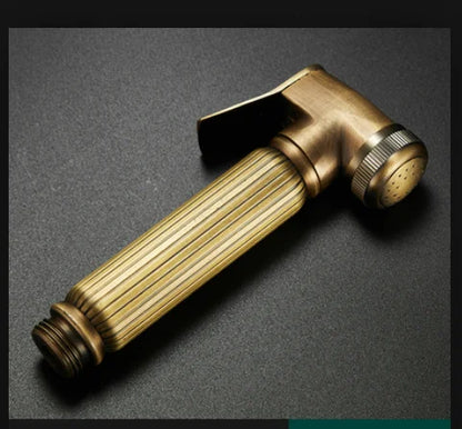 DecorBites™ Antique Bathroom Handheld Shower Head | High Pressure Rainfall Nozzle Save Water