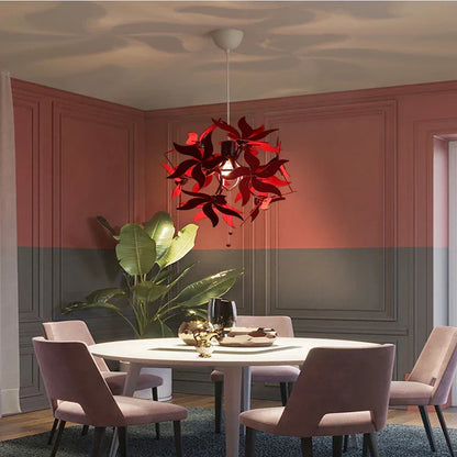 DecorBites™ Bauhinia Flower Chandelier: Modern Luxury Retractable Lighting Fixture for Stores & Hotels