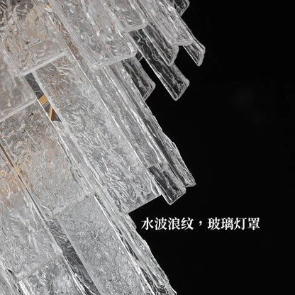DecorBites™ Crystal Chandelier: Postmodern LED Pendant Light for Home Decor