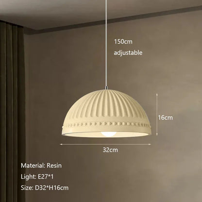 DecorBites™ French Cream Style LED Chandelier for Restaurant Bar and Kitchen