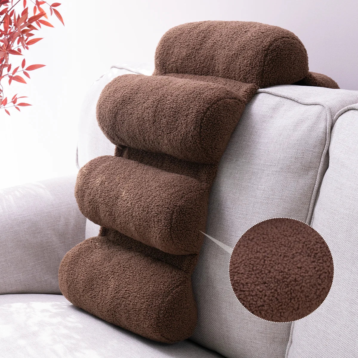 DecorBites™ Lumbar Support Pillow - Adjustable Back Support for Office Chair