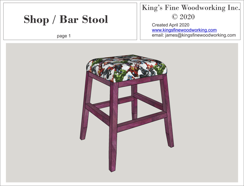 Plans for the Shop and Bar Stools