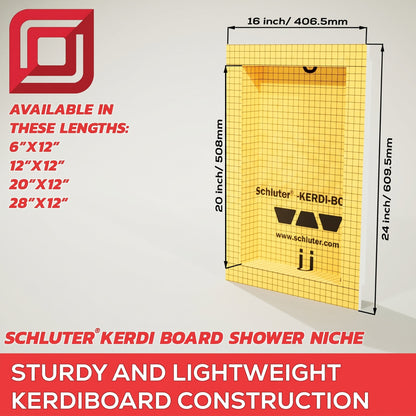 Schluter® Kerdi Board Shower Niche