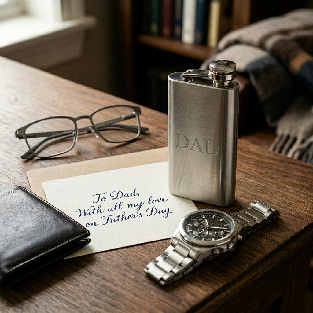 6 oz Silver Stainless Steel Pocket Flask