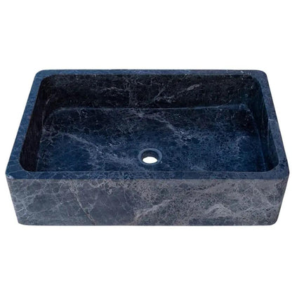 GM Stone Black Marble Farmhouse Sink For Kitchen Or Bath