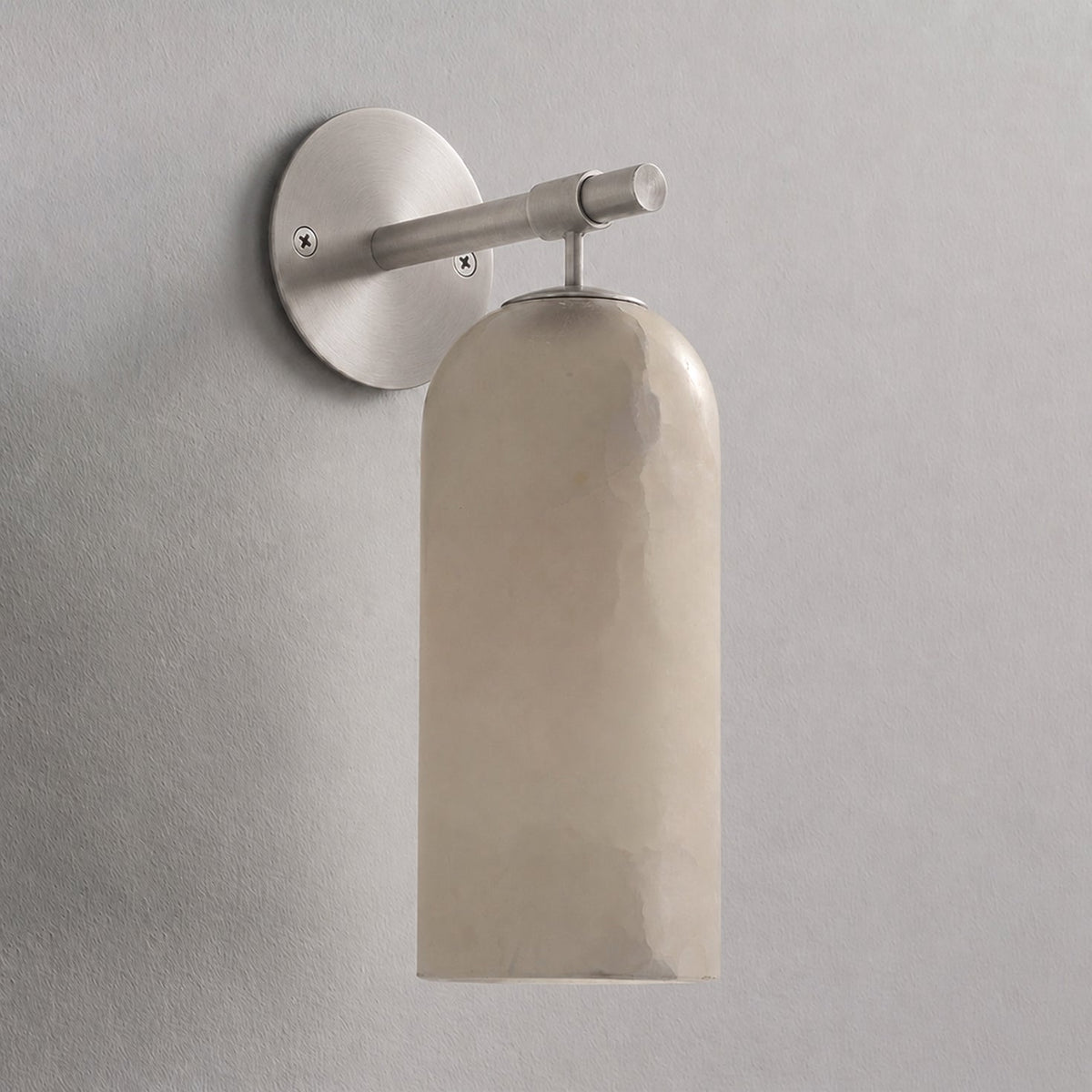 Alabaster Cylinder Wall Sconce