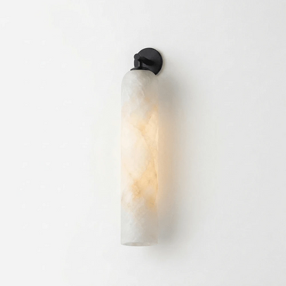 Alabaster Tube Cylinder Wall Sconce