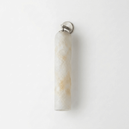 Alabaster Tube Cylinder Wall Sconce